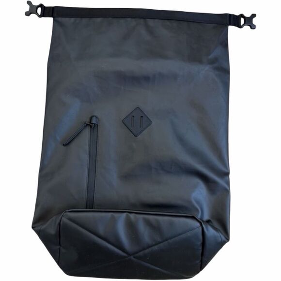 Herschel Supply Co Waterproof Roll Top Backpack One Size Black - Picture 3 of 5